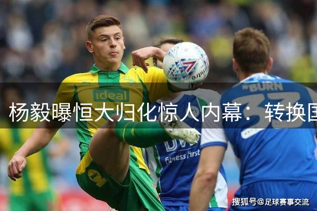 杨毅曝恒大归化惊人内幕：转换国籍一人耗资近亿欧元